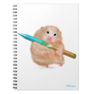 Lustiges Hamster Notizbuch Notizblock