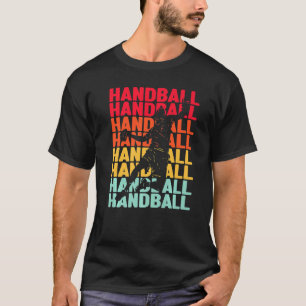 Lustiges Handball-Retro-Vintage-Design für Handbal T-Shirt