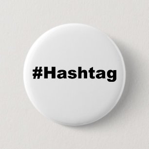 Lustiges Hashtag Button