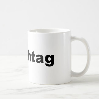 Lustiges Hashtag Kaffeetasse