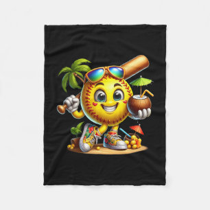 Lustiges Hawaii Softll Ll Hawaiianischer Tropische Fleecedecke