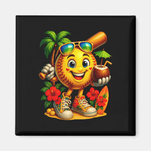 Lustiges Hawaii Softll Ll Hawaiianischer Tropische Magnet