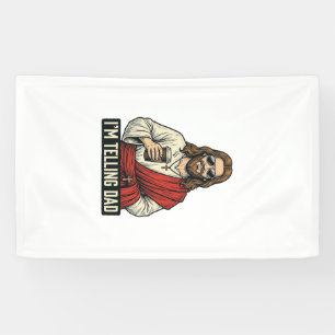 Lustiges Heiliger Vater Kaffee Vintage Gravur Shir Banner