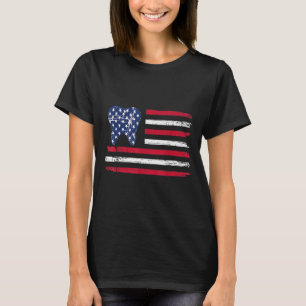Lustiges Hemd 4. Juli Dental Zahnarzt Zahnärztin T-Shirt