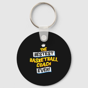 Lustiges Hemd Basketball-Trainerjob Beruf Schlüsselanhänger
