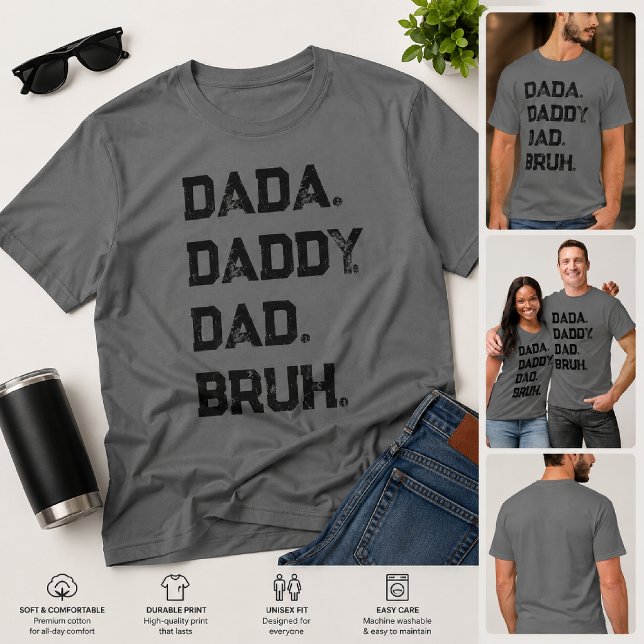 Lustiges Hemd-PAPA DADA BRUCH T-Shirt (Von Creator hochgeladen)