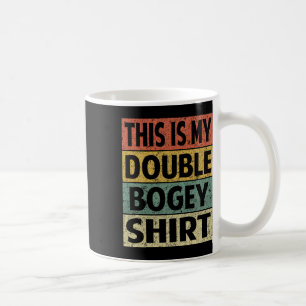 Lustiges Herren Golfer Hacker Das ist mein Double Kaffeetasse