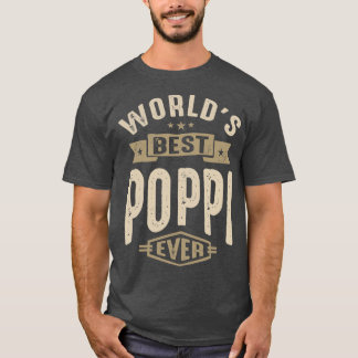 Lustiges Herren-T-Shirt Best Poppi Ever für Väter, T-Shirt