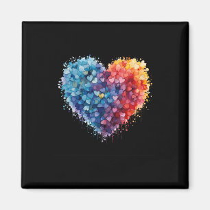 Lustiges Herz Liebe Grafik Valentinstag Männer Fra Magnet
