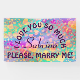 Lustiges Herz-Muster XI - Pastell gefärbt + Ideen Banner