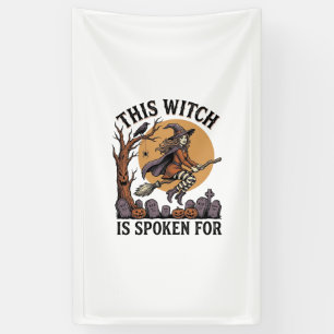 Lustiges Hexen-Shirt Verlassener Friedhof Vintage Banner
