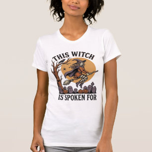 Lustiges Hexen-Shirt Verlassener Friedhof Vintage T-Shirt