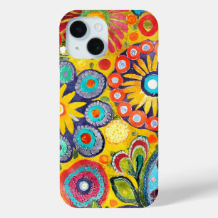 Lustiges Hippie-Blumenmuster Case-Mate iPhone Hülle