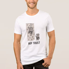 Lustiges Hippo-Gym-Pun-Shirt mit minimalistischem  Tri-Blend Shirt