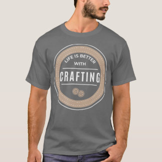 Lustiges Hobby Bastler Ironisches Sagen Basteln T-Shirt
