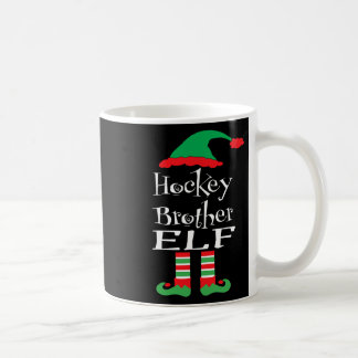 Lustiges Hockey Bruder Elf Shirt Weihnachten Famil Kaffeetasse