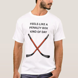 Lustiges Hockey-Design. Fühlt sich wie eine Art St T-Shirt