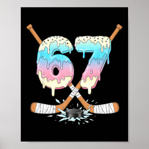 Lustiges Hockey-Eis 67 Schmelzendes Eis Gen Alpha  Poster