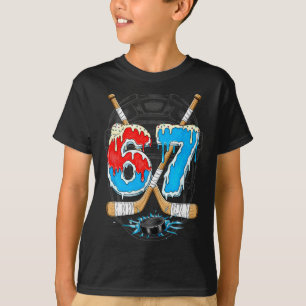 Lustiges Hockey-Eis 67 Schmelzendes Eis Gen Alpha  T-Shirt