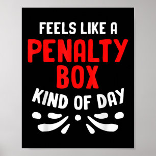 Lustiges Hockey Fühlt Sich Wie Ein Strafbank Hocke Poster