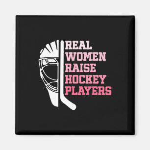 Lustiges Hockey-Shirt für Frauen - Wirkliche Fraue Magnet