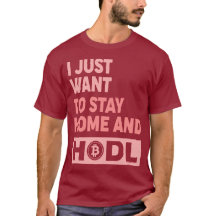 Lustiges Hodl Crypto Bitcoin Logo Front/Back T-Shi