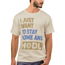 Lustiges Hodl Crypto Bitcoin Logo Front/Back T-Shi