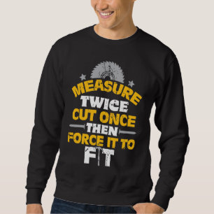 Lustiges Holzbearbeitungs-Geschenk-hölzerne Sweatshirt