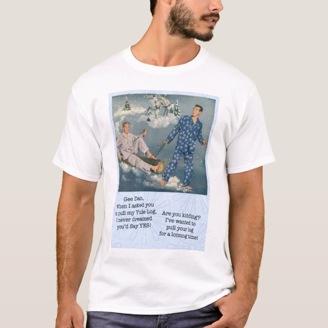 Lustiges homosexuelles Weihnachten-Klotz-T-Shirt T-Shirt (Vorderseite)