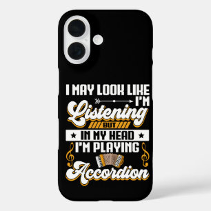 Lustiges Hören In Meinem Kopf Spiele Ich Akkordeon iPhone 16 Hülle