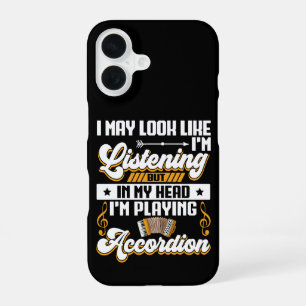Lustiges Hören In Meinem Kopf Spiele Ich Akkordeon iPhone 16 Hülle