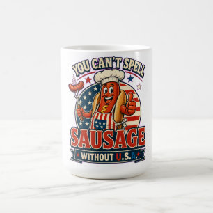 Lustiges Hot-Dog-Chef-USA-Wurstliebhaber-Geschenkd Kaffeetasse