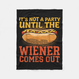 Lustiges Hot-Dog-Design für Männer Frauen Hotdog-S Fleecedecke