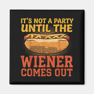 Lustiges Hot-Dog-Design für Männer Frauen Hotdog-S Magnet