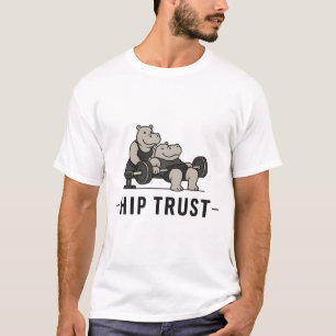 Lustiges Hüft-T-Shirt für Hippo-Gym-Workout T-Shirt
