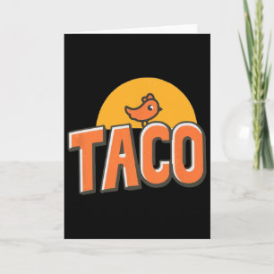 Lustiges Huhn Meme Trendiger Taco Trump Immer Huhn Karte
