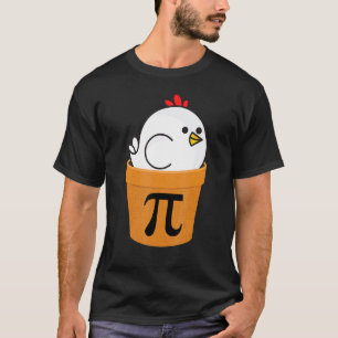 Lustiges Huhn Pot Pi  Liebt Mathe Mathe Tag T-Shirt