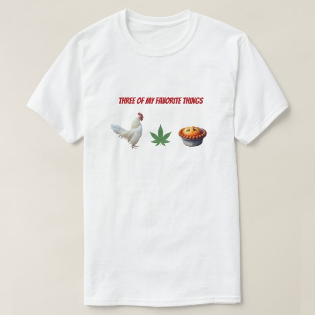 LUSTIGES HUHN T-Shirt (Design vorne)
