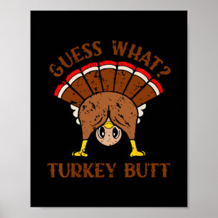 Lustiges Huhn Truthahn Thanksgiving Errate Was Tru Poster