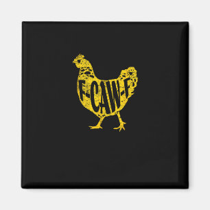 Lustiges Hühner-F-Caw-F-Huhn-Geflügel-Hahn-Stall Magnet