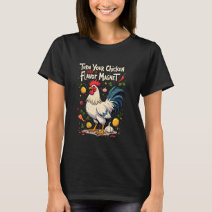Lustiges Hühner-Koch-Humor-Design Kräuterliebhaber T-Shirt