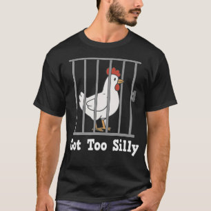 Lustiges Hühner-Meme Wurde Zu Albernem Humor-Gesch T-Shirt
