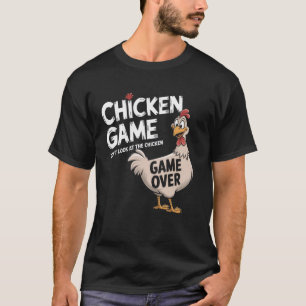 Lustiges Hühner-Spiel Schau nicht auf das Huhn Hum T-Shirt