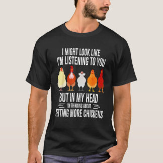 Lustiges Hühnerbauer-Design Frauen Männer bekommen T-Shirt