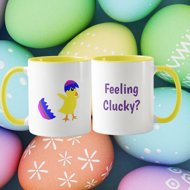 Lustiges Hühnerdesign zum Gackern Tasse (Von Creator hochgeladen)