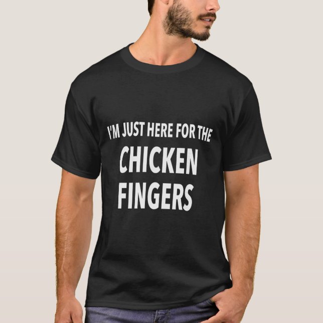 Lustiges Hühnerfinger-Geschenk T-Shirt  (Vorderseite)