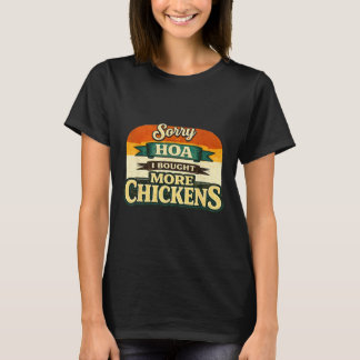 Lustiges Hühnerhof-Hühnerbesitzer-Design – Urne He T-Shirt