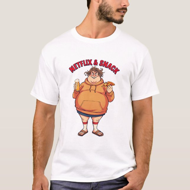 Lustiges Humor Grafik T-Shirt (Vorderseite)