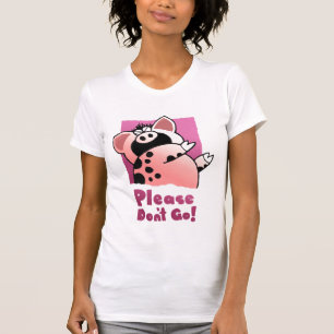 Lustiges humorvolles Cartoon-Schwein des LOL T-Shirt