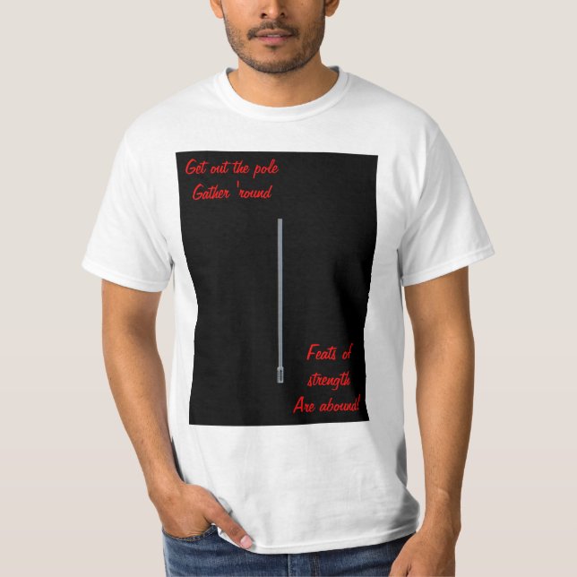 Lustiges humorvolles glücklichen Festivus Pfostens T-Shirt (Vorderseite)